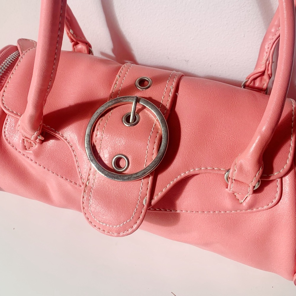 Y2K Pink Shoulder Bag with Silver Hardware - Picture 11 of 11